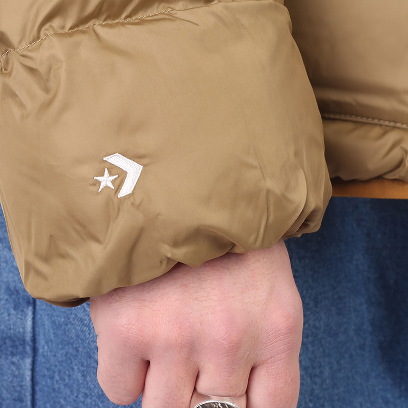мужская бежевая куртка Converse Patch Pocket Core Puffer 10023798260 - цена, описание, фото 6